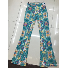 Pantalones vaqueros de los pantalones vaqueros del estampado de Laides de la moda de la primavera 2016